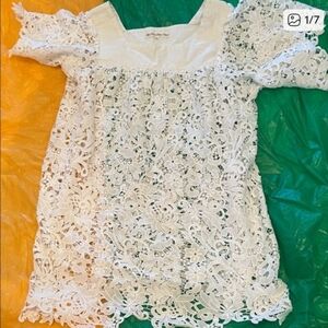 Elegant Lace White Dress